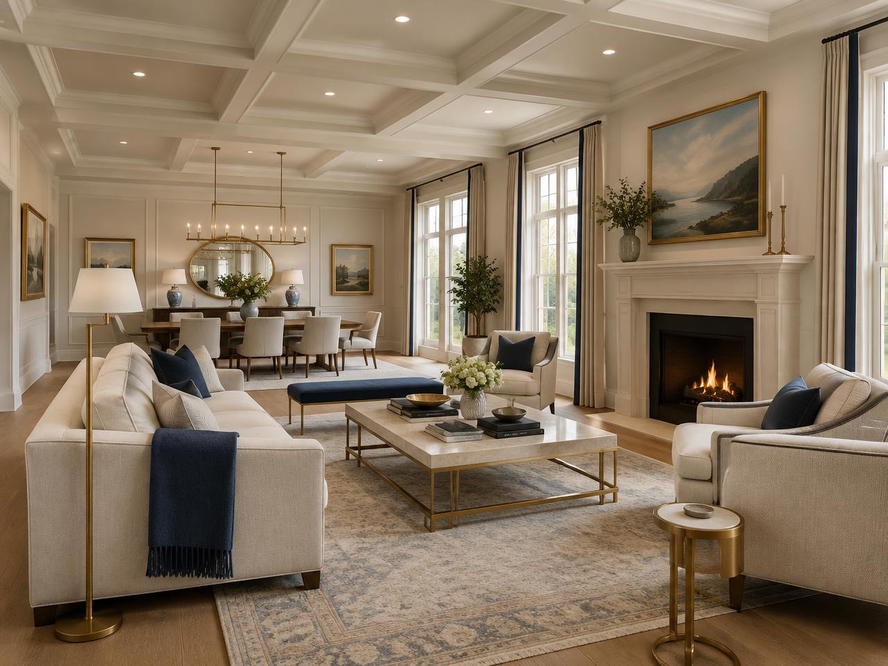 10-Foot Ceiling Great Room